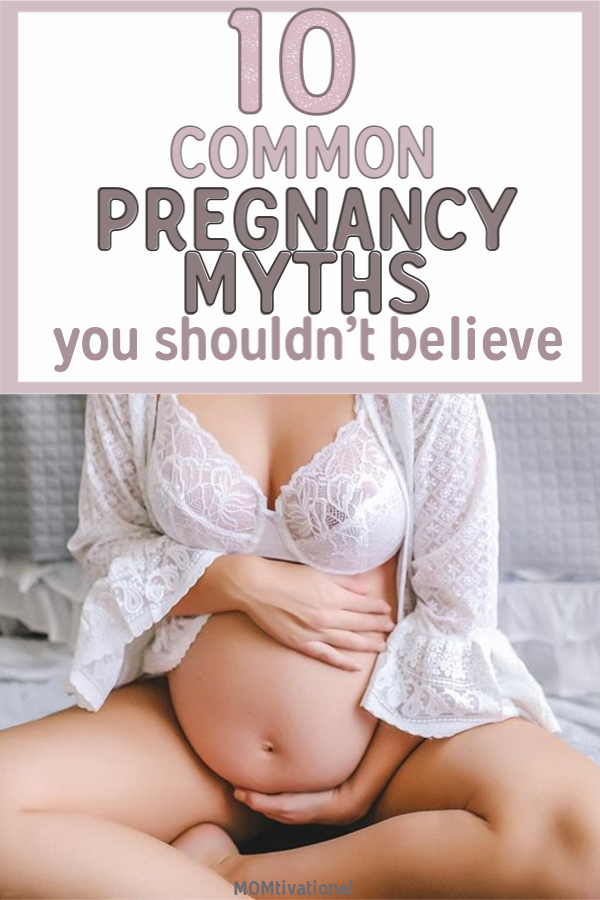 10 Common Pregnancy Myths You Can IGNORE! You shouldn't believe everything you hear when you're expecting a baby. It can get so confusing, and I didn't believe they were true. Shocking as it was, I found out that not all pregnancy myths are fake! #pregnant #pregnancy #baby #mom