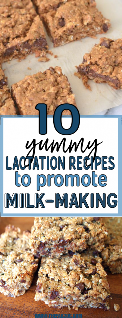 10 Yummy and delicious lactation cookie/treats you have to try! The perfect treats for breastfeeding moms. These milk-boosting recipes will help you make more milk as they are packed with nutrients. How many lactation cookies should I eat? Yummy chocolate chip lactation cookies. Milk-boosting muffin lactation recipe as well as granola! #breastfeeding #lactationcookies #moms