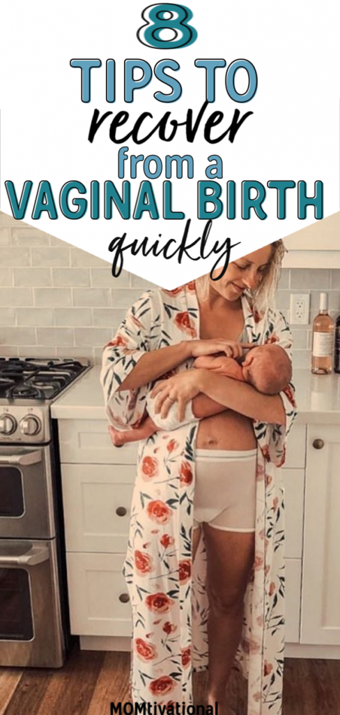 How to recover from a vaginal birth quickly! Learn how to lay down after normal delivery, how to regain strength after delivery, how to heal stitches faster after giving birth! Should you use numbing spray after birth! Best tips and tricks for Postpartum recovery and healing after birth! #postpartum #recover #vaginalbirth