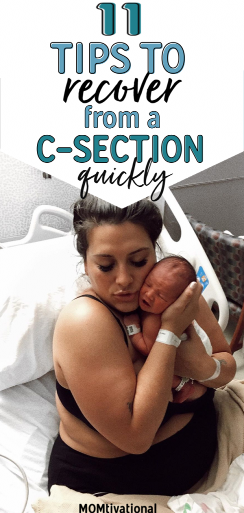 Learn the best postpartum tips to recover quickly from a c-section. Food to avoid after cesarean.How to recover from a c section quickly & easily. Easy home remedies for c section recovery at home. things I wish I had know before my first C-Section, and some C-section recovery tips #csection #csectionrecovery #postpartum