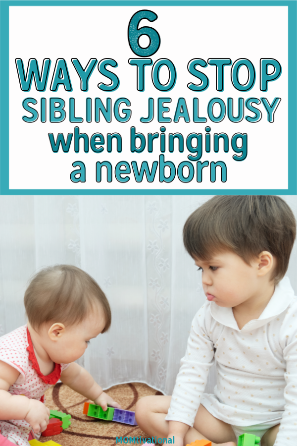 how do I introduce my new baby to a sibling? What to do when your child is jealous of a newborn. Find out the signs toddler is jealous of new baby and help deal with new baby and toddler tantrums! Here is how to handle and dissolve sibling jealousy. #parentingtips #guide #siblings #siblingjealousy