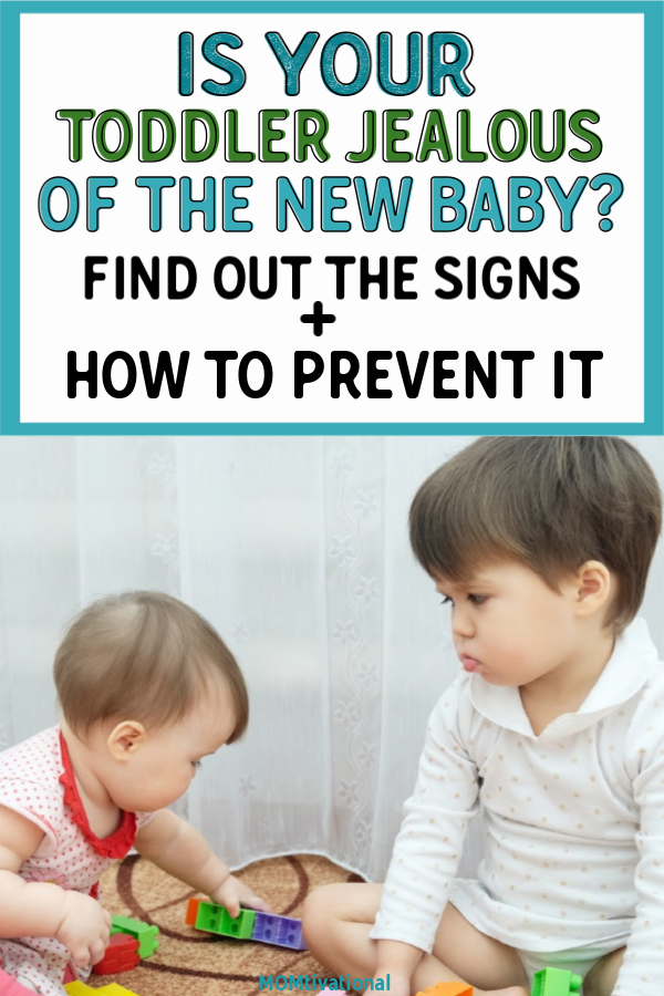 how do I introduce my new baby to a sibling? What to do when your child is jealous of a newborn. Find out the signs toddler is jealous of new baby and help deal with new baby and toddler tantrums! Here is how to handle and dissolve sibling jealousy. #parentingtips #guide #siblings #siblingjealousy