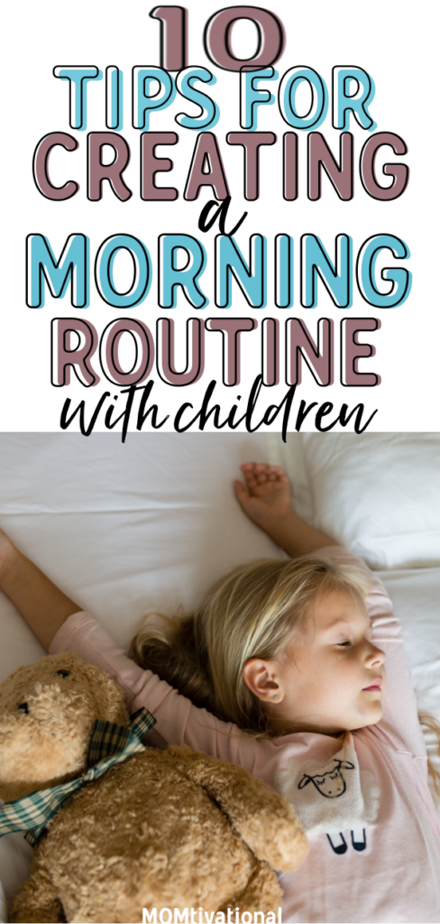 Mornings can be HECTIC! Especially with small children. Creating your perfect morning routine with toddlers can be hard but as long as you have a plan, you can start your day on the right path. Help your kids wake up early and get to school on time with these amazing ideas #morningroutinekids #morningroutine #morningroutineformoms