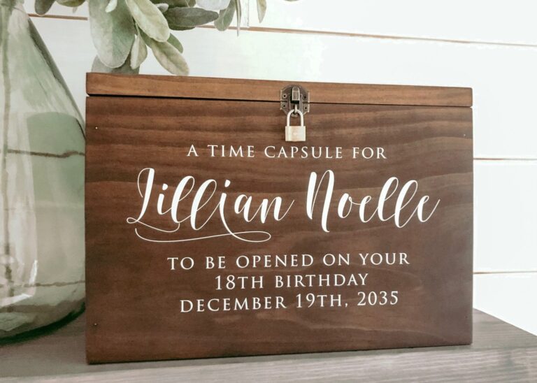 First Birthday Time Capsule Ideas For An Gift (MUST DO)