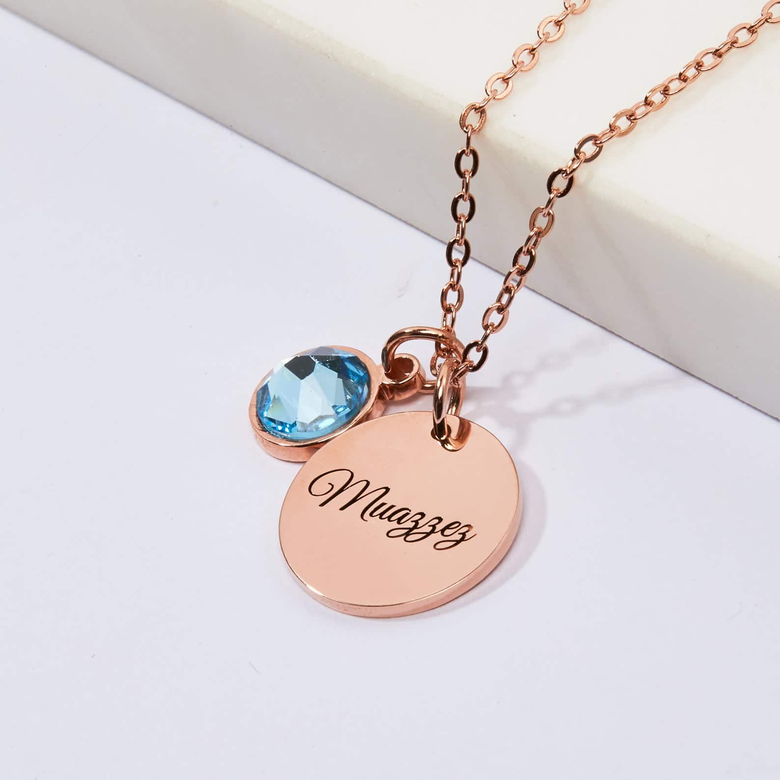 Personalized Birthstone Necklace
