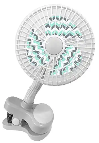 Nuby Clip on Stroller Fan with Cage