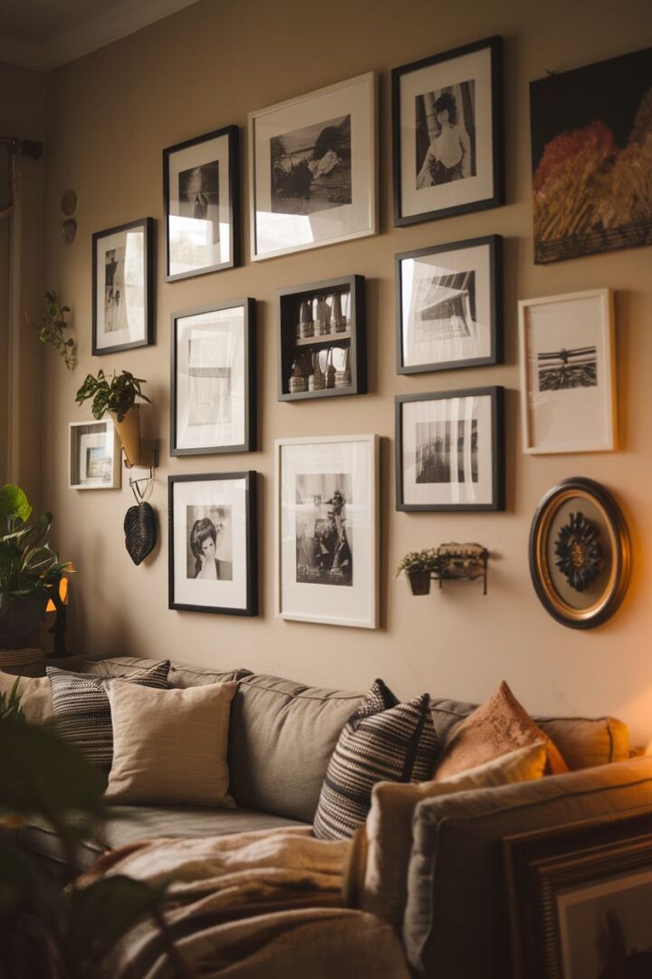 42+ Stunning Photo Wall Ideas to Showcase Your Favorite Memories ...