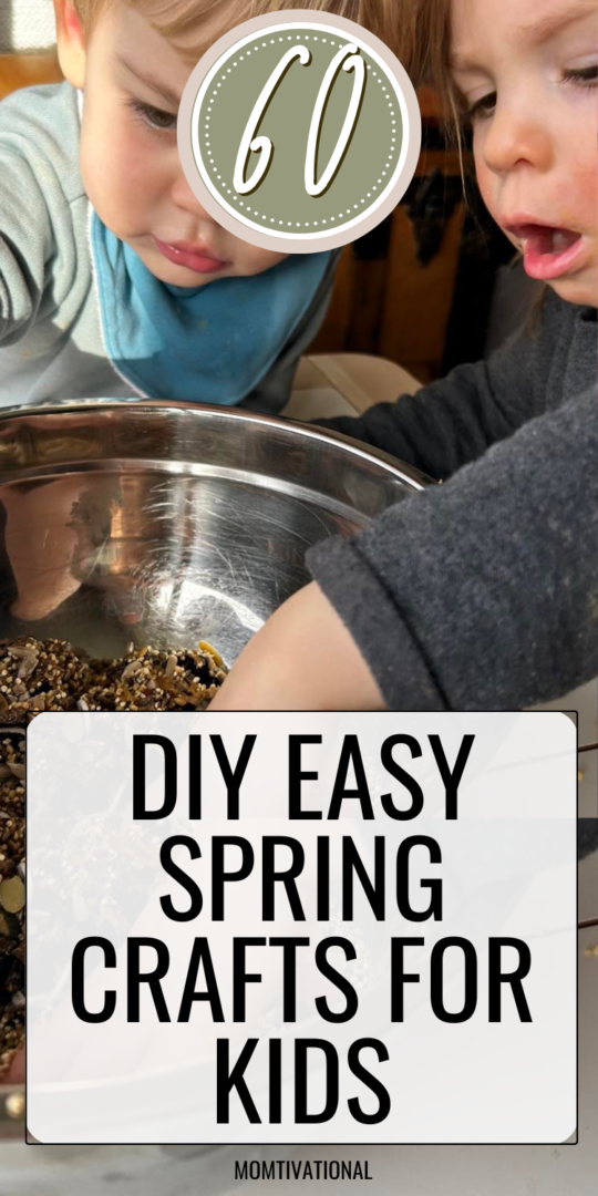 60+ DIY Spring Craft Ideas Anyone Can Make - MOMtivational